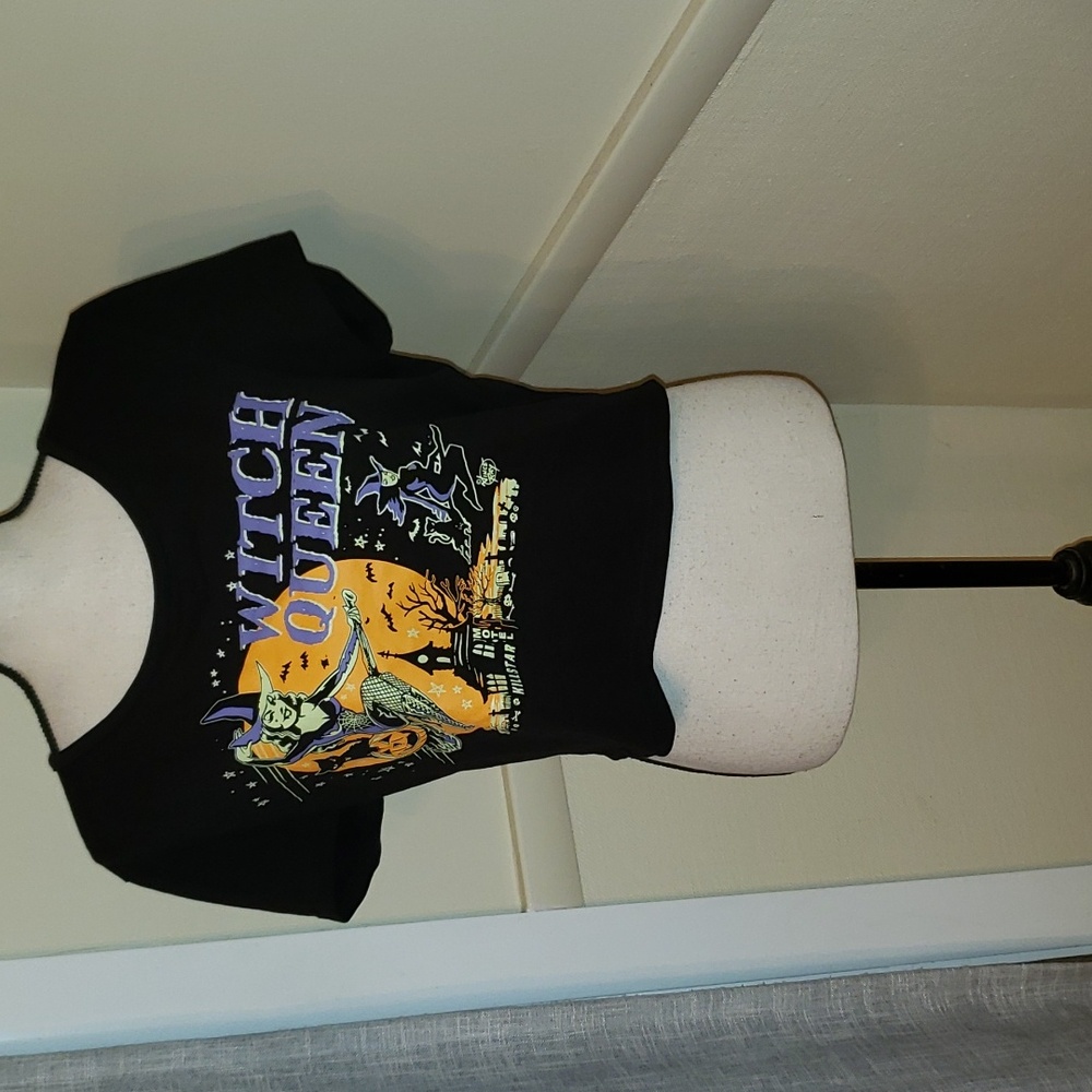 NWOT Killstar witch queen pentagram crop top XXL